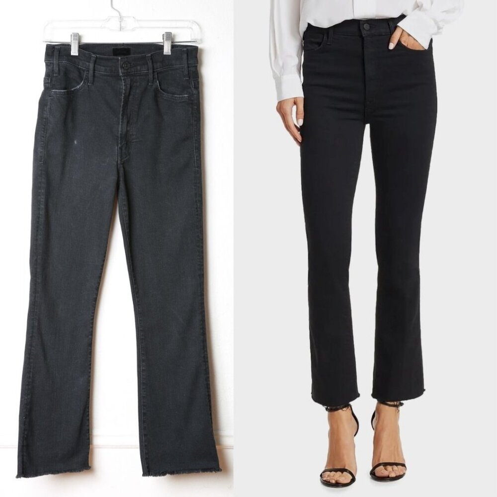 MOTHER The Hustler Ankle Fray Hi-Rise Not Guilty Jeans Size 27 *FLAW*